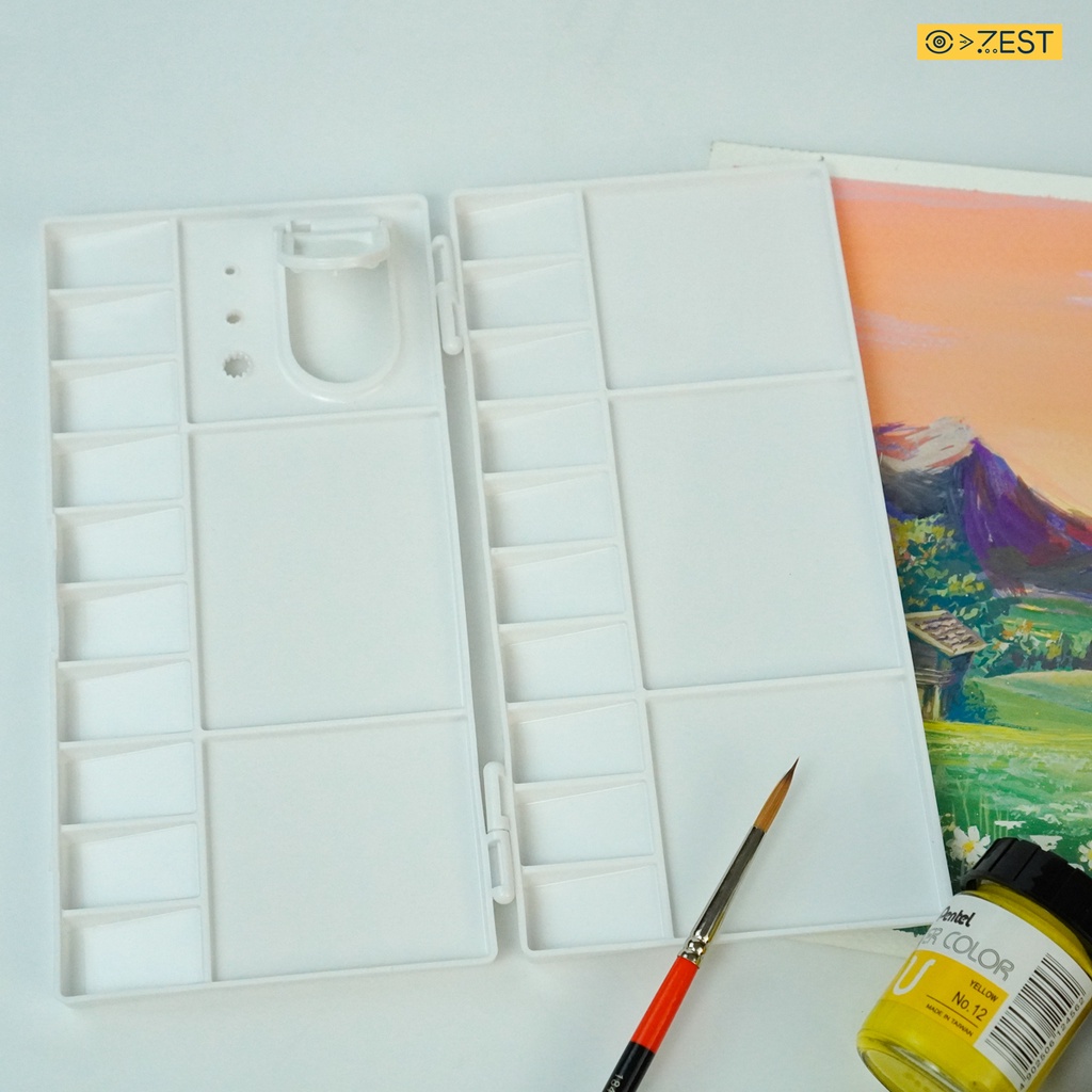 Pallette pha màu gập