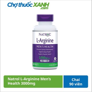Natrol L-Arginine Men’s Health 3000mg Chai 90 viên