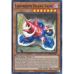 Thẻ Bài Yugioh Labyrinth Heavy Tank - MAZE-EN001 - Super Rare 1st Edition