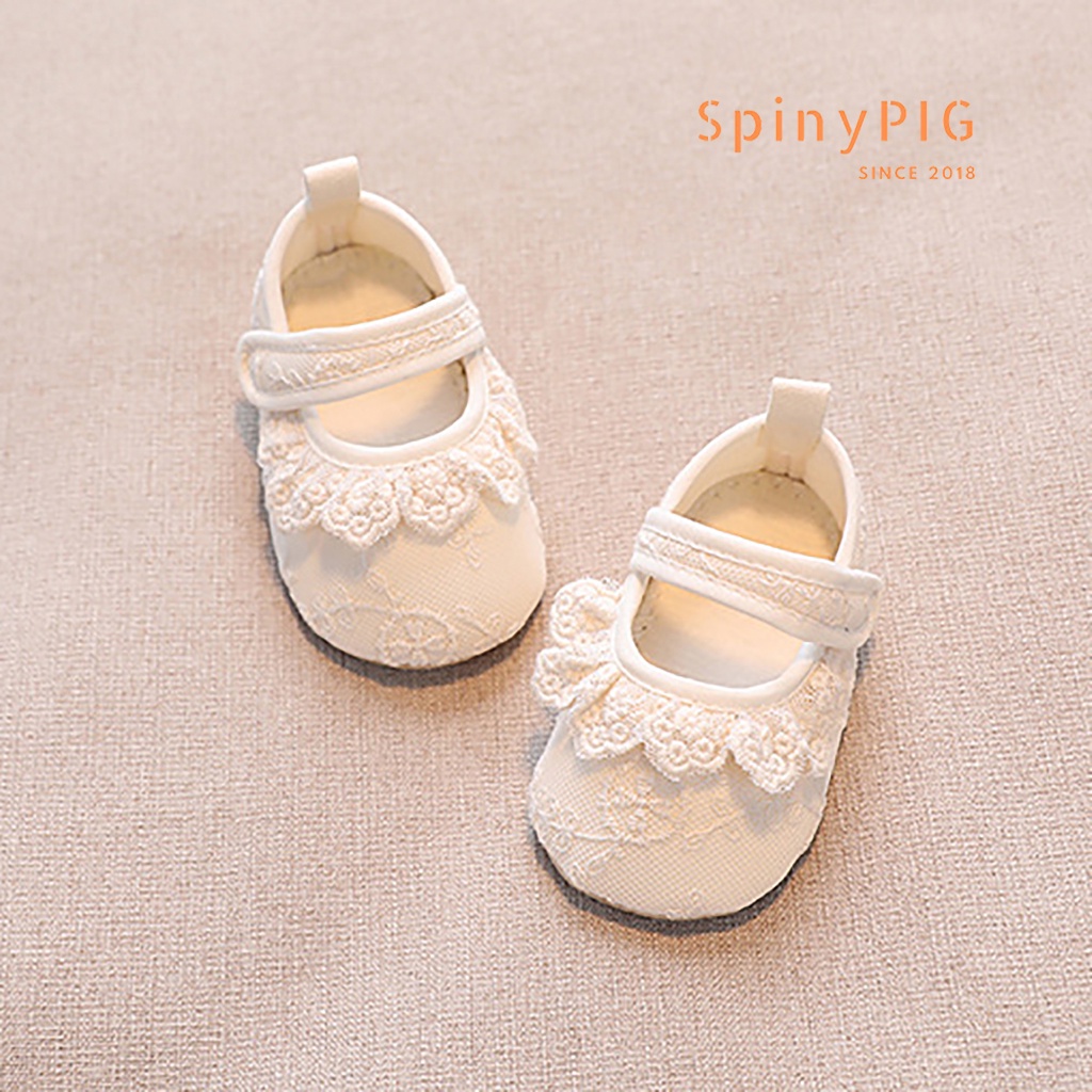 Giày búp bê cho bé gái 0-2 tuổi cotton đế chống trơn trượt cho bé tập đi cực xinh