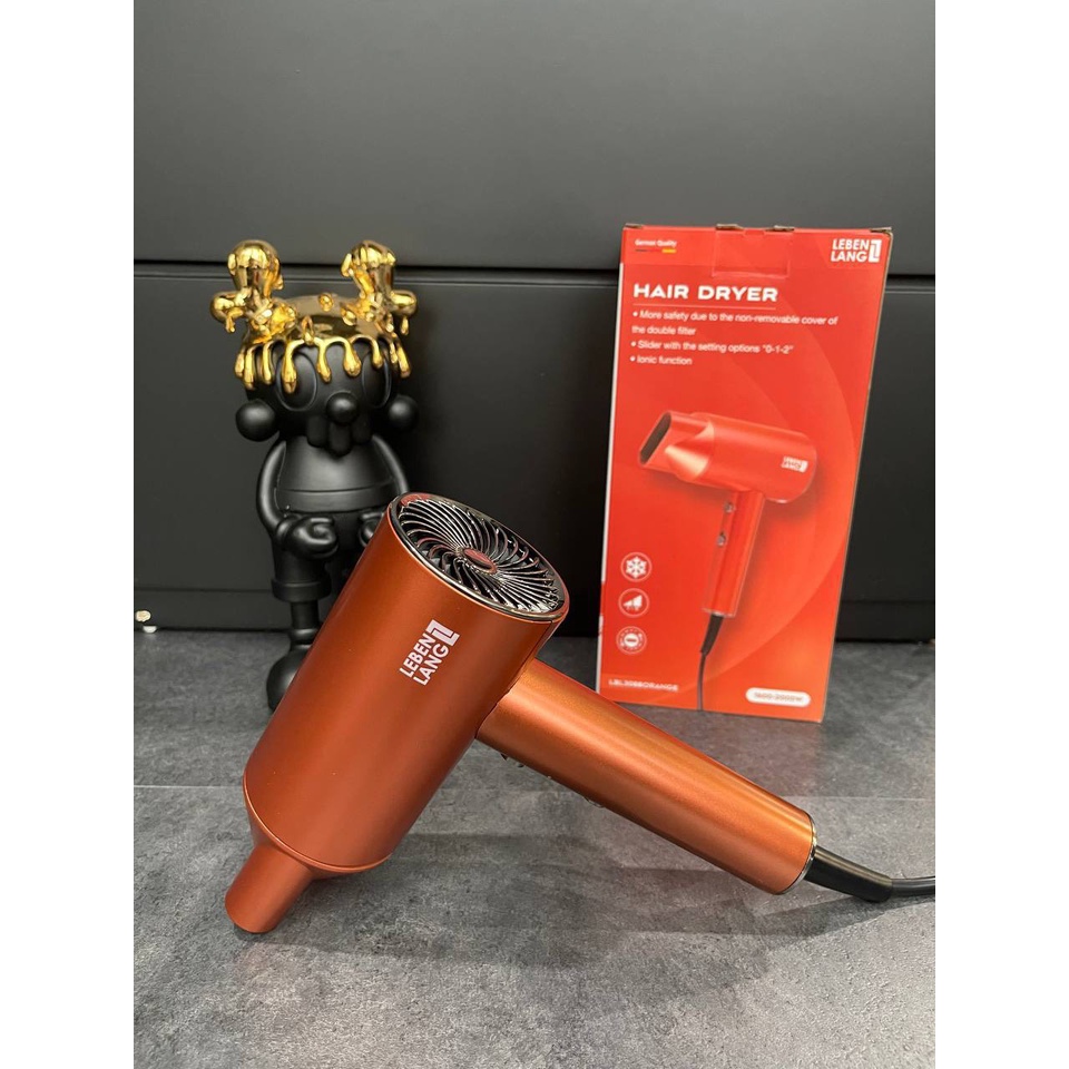 Máy sấy tóc ion Lebenlang LBL3088, bảo hành 24 tháng - hàng chính hãng