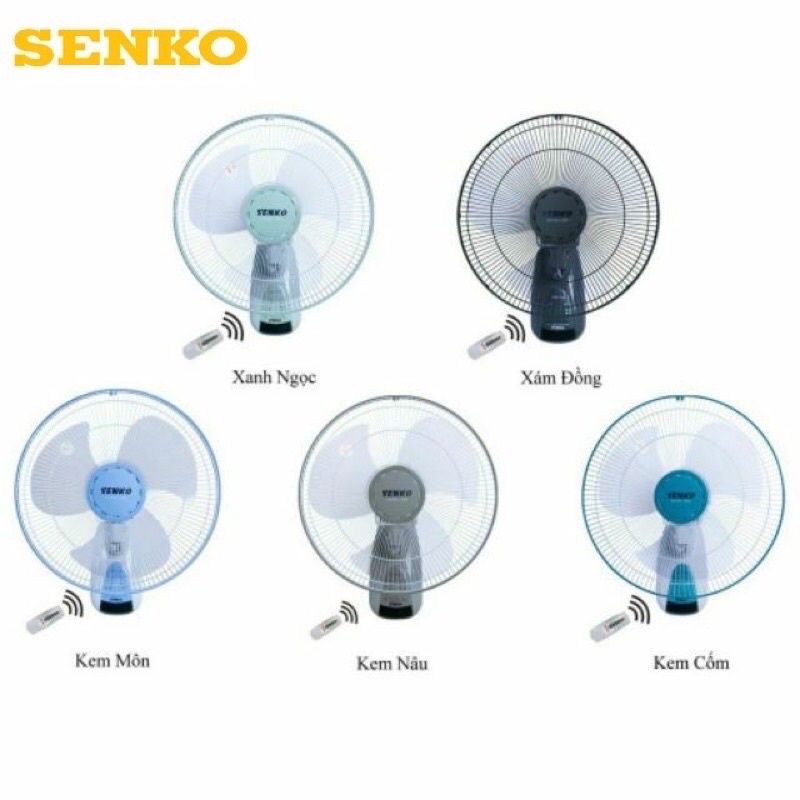 Quạt treo tường Senko TR1628 có điều khiển từ xa