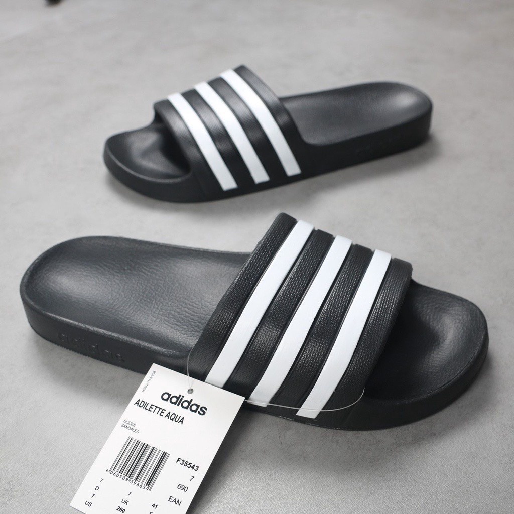 Dép Cao Su Quai Ngang adidas Adilette Aqua đúc nguyên khối siêu nhẹ đi êm chân | BigBuy360 - bigbuy360.vn