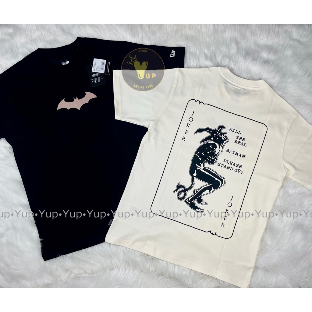Áo New Era x Batman chính hãng , 2 màu basic, unisex, chất vải thoáng mát