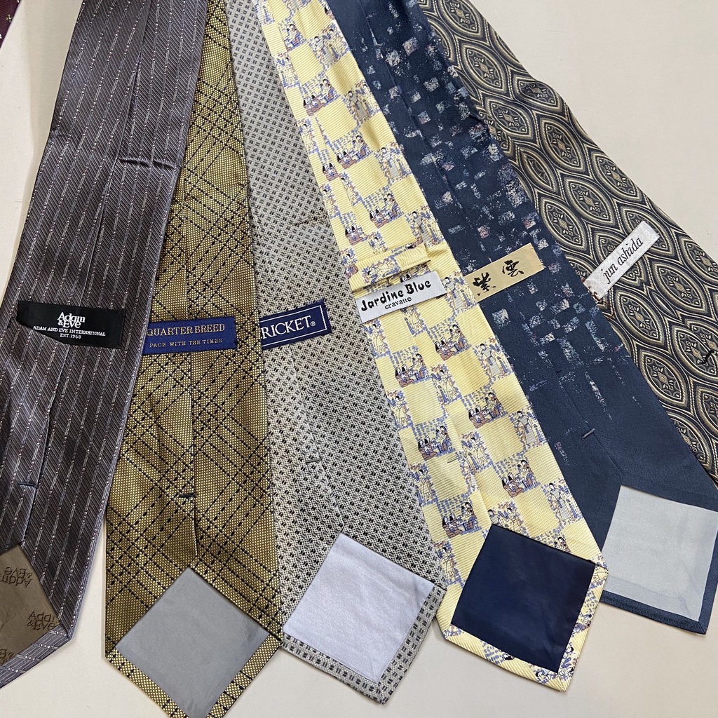 Xả kho 50 mẫu - Link 3 Cà vạt Nhật - Necktie/Cravat hàng used phong cách vintage retro - phụ kiện âu phục nam