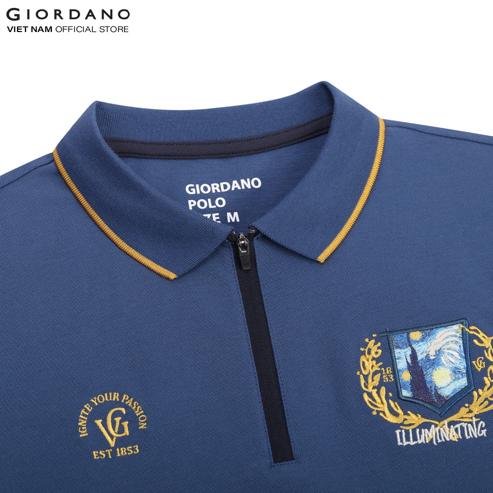 Áo Thun Nam Có Cổ Thematic Polo Giordano 01013232