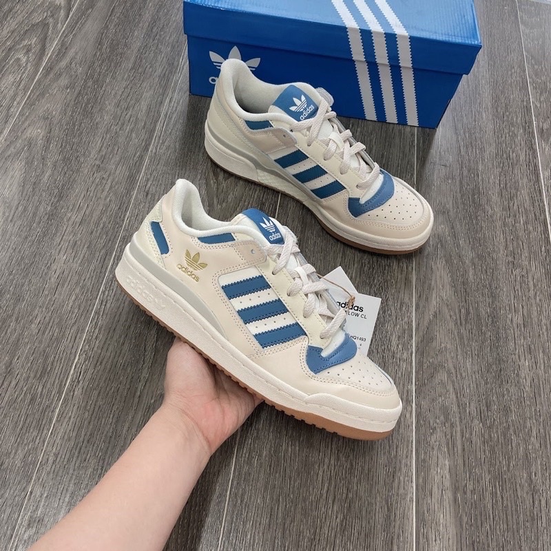Giày adidas forum low cl trắng xanh HQ1493 [ FREE SHIP ]