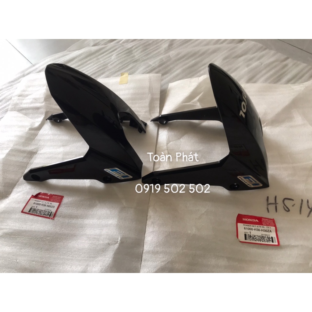 MỎ DÈ A SONIC ĐEN BÓNG LUÔN TEM FI - ĐEN BÓNG LUÔN TEM CHỮ REPSOL FI -  SONIC 150R CHÍNH HÃNG HONDA 