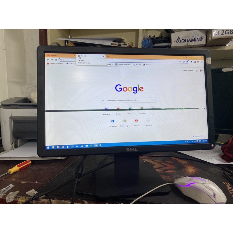 Màn 19inch kẻ nhỏ, nám nhẹ dùng xem cam làm kỹ thuật tốt