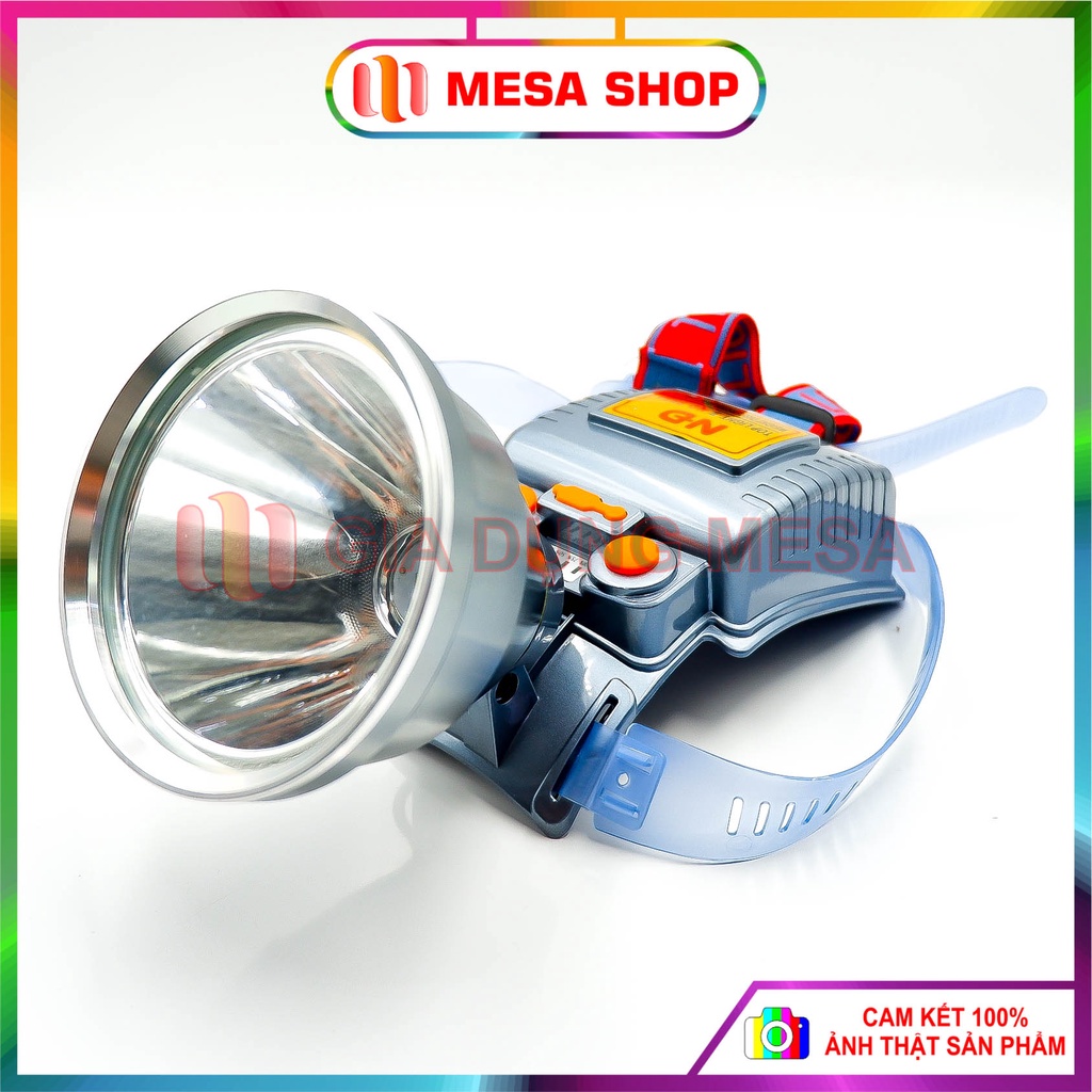 Đèn PIN đội đầu SÁNG TRẮNG - VÀNG , Công Suất Lớn Chống Nước Đi Mưa PIN 10.000 mAh