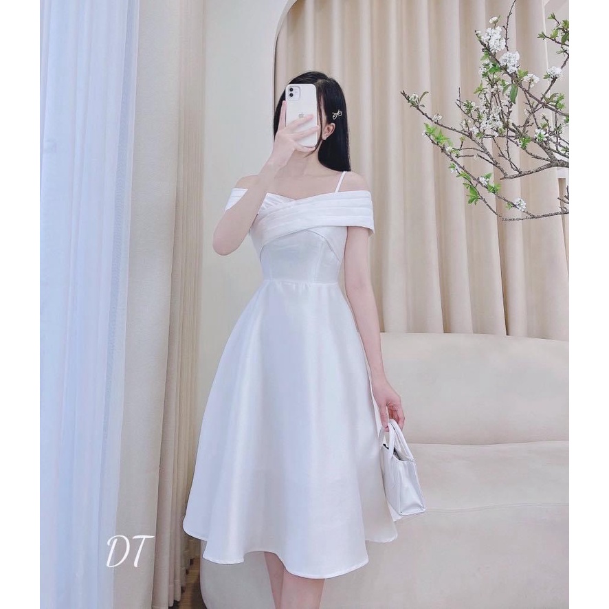 MUA ĐI CHỜ CHI - ĐẦM TAPTA TRƠN KIỂU DÁNG ĐƠN GIẢN LỊCH SỰ CỰC XINH CỰC HÚT MẮT - CN SHOP YOYO STYLE