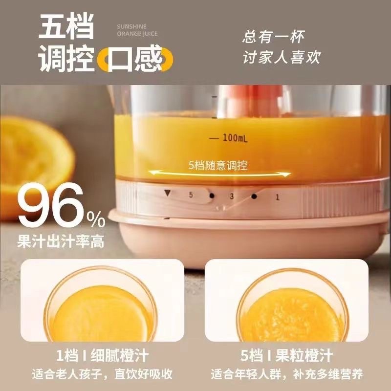 Máy Vắt Nước Cam Chanh Chính Hãng Bear - Bản Màu Hồng Siêu Xinh