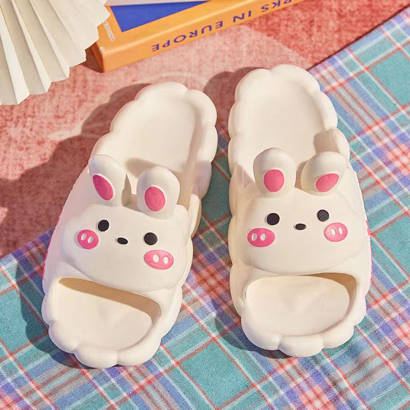 Dép quai ngang hình thỏ cho bé cute hột me hot trend - TT444
