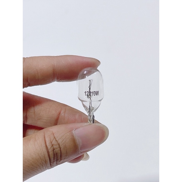 Bóng đèn xi nhan Halogen 12v10w chân T10 màu vàng & màu cam, lắp thông dụng xe gắn máy