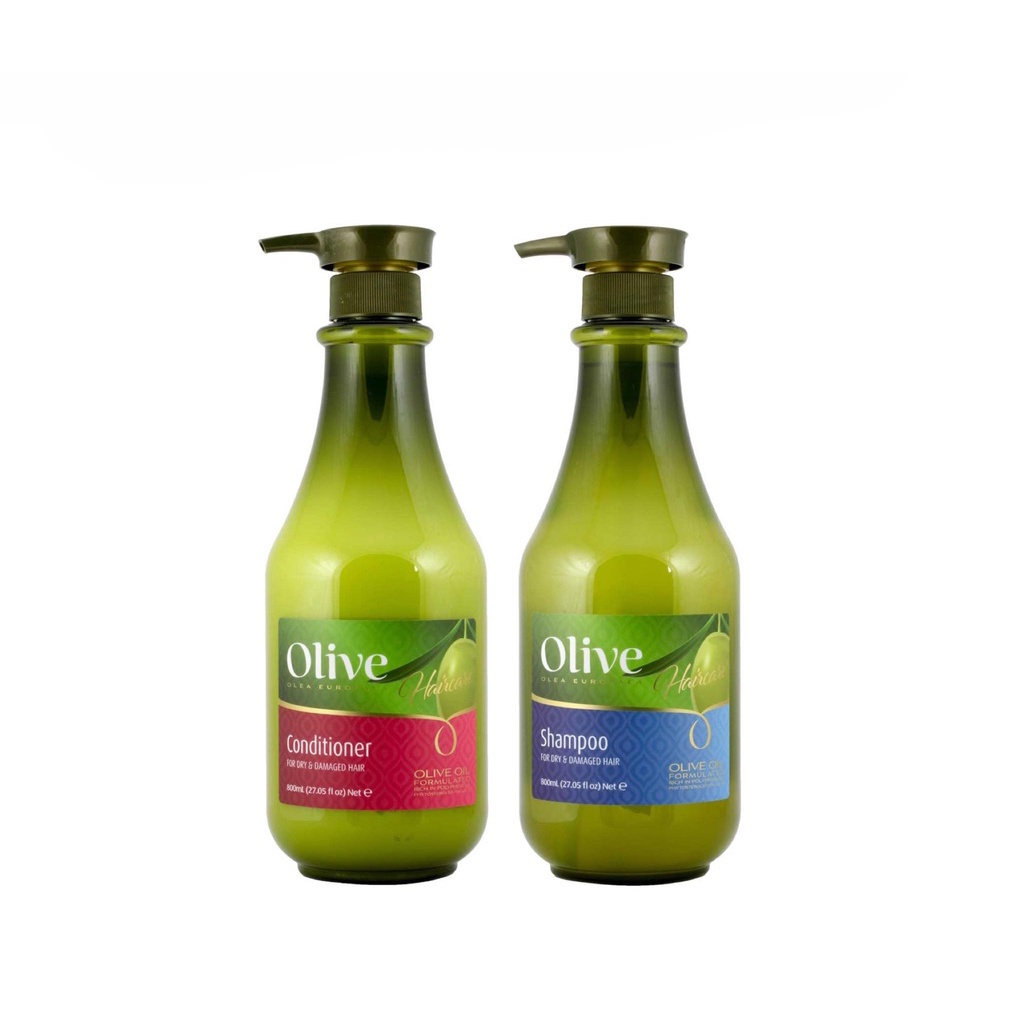 Cặp Dầu Gội Xả Olive Pháp 2x 800ml
