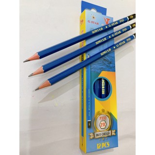 [Chính hãng] Bút Chì Gỗ G-star 2B/6B