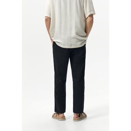 Quần Linen Zara nam