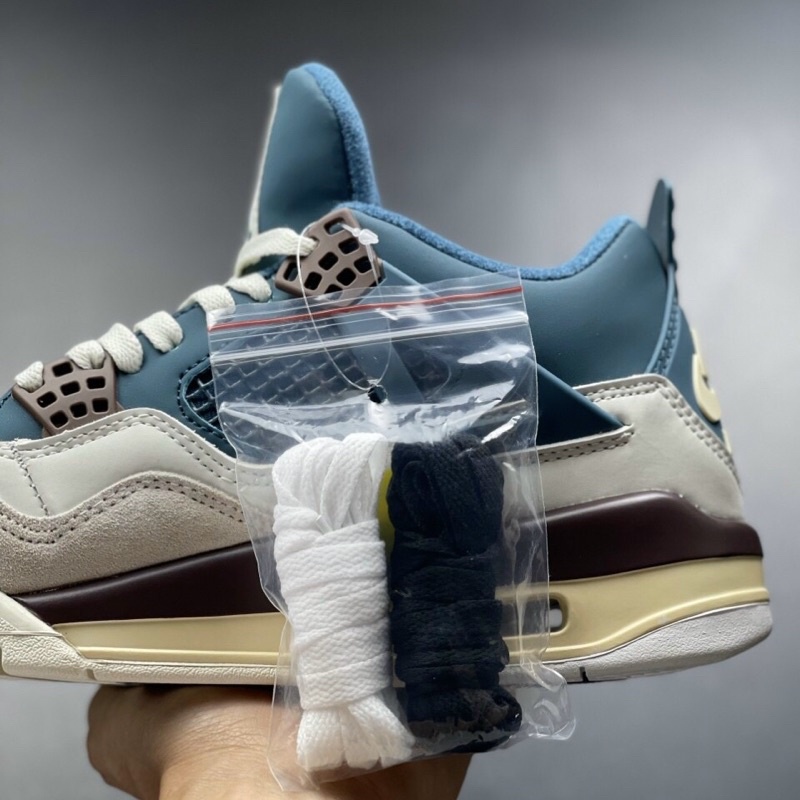 Giày JD4 Snorlax - Jd4 Metalic Xám Xanh 2023