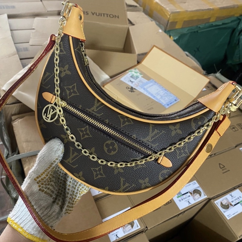 Túi eo vi kẹp nách dáng thuyền Size 24cm loại đẹp full box nam châm xịn sò