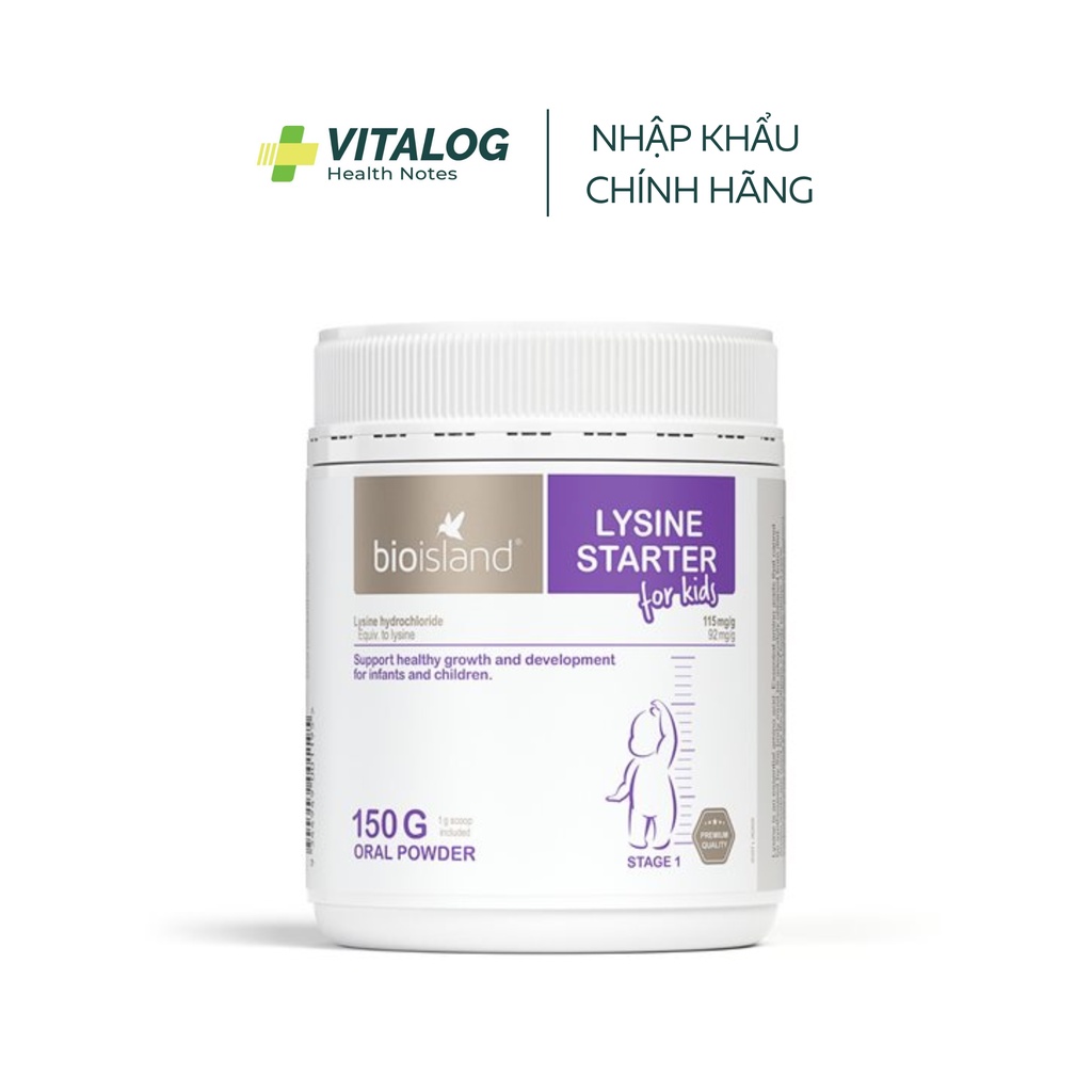 Bột Lysine Starter Bioiland tăng chiều cao và biếng ăn