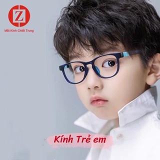Kính 0 độ học Online cho bé gọng dẻo siêu bền chống tác hại từ máy tính mã H8811