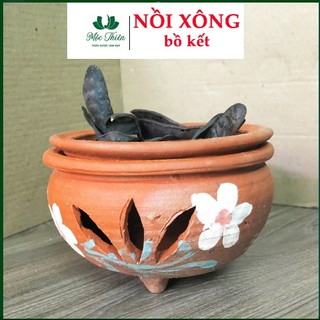 Nồi xông bồ kết có chân