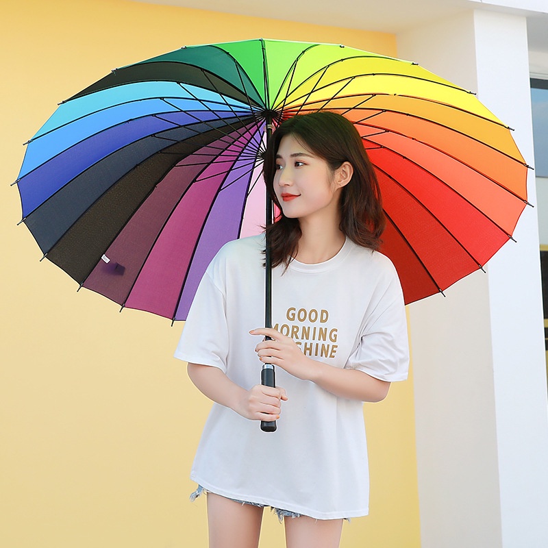 Dù đa sắc 24 màu cực xinh, dù nhiều màu phiên bản Cao Cấp