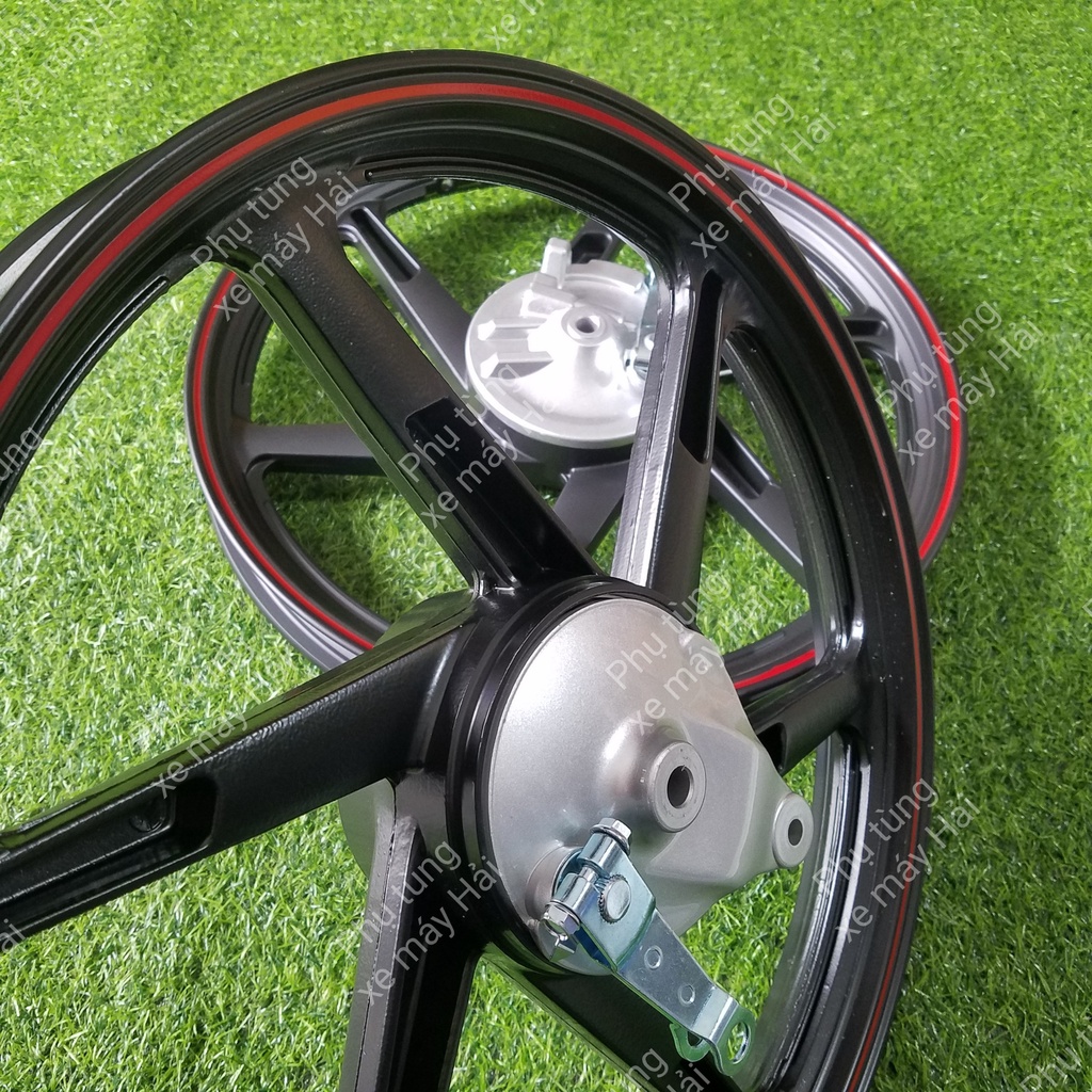 Mâm 6 cây satria 2 thắng đùm trước sau lắp wave dream full má đùm trước sau lắp như zin không cần chế msp 0157