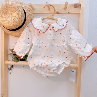 Body cotton dài tay cho bé