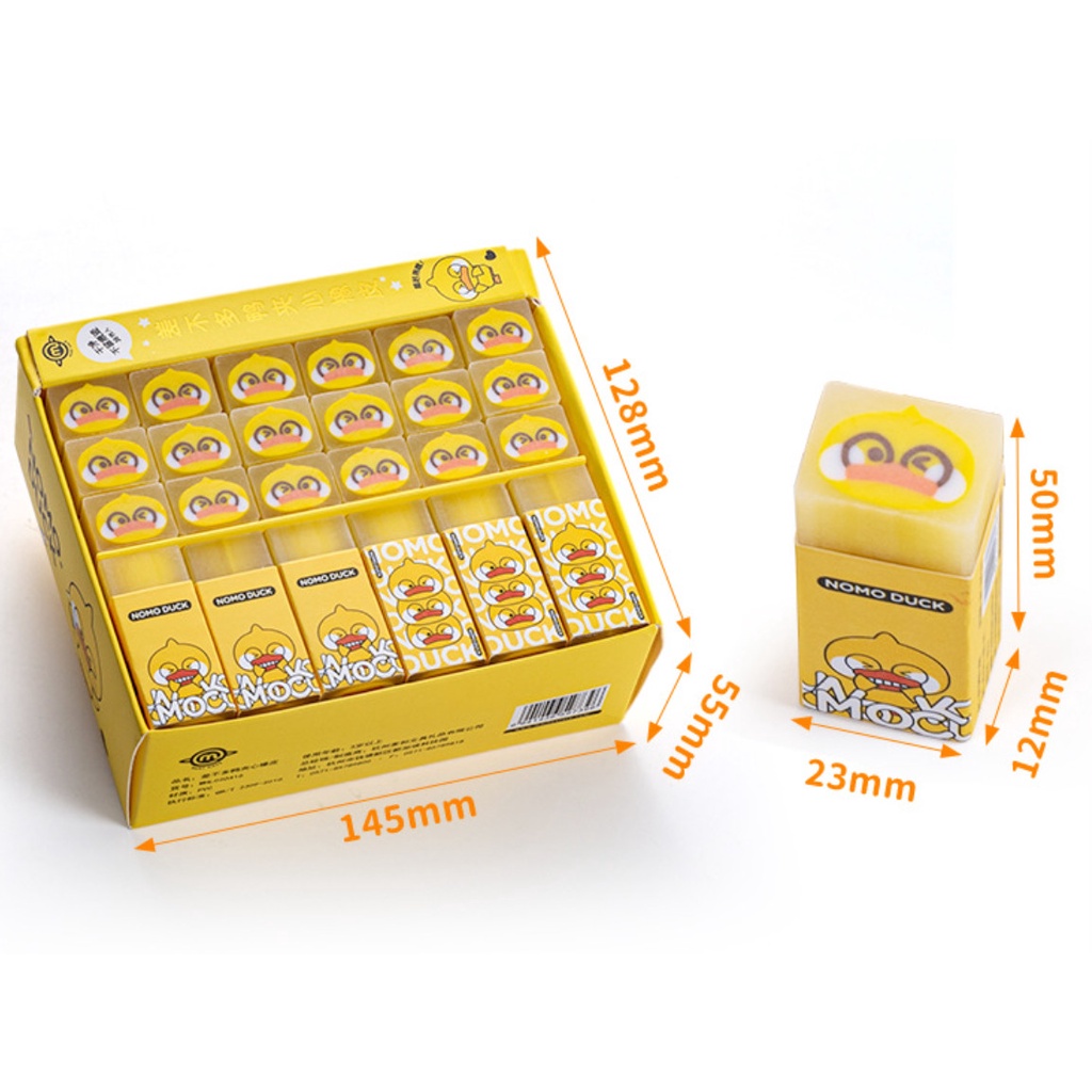 Gôm bút chì tẩy bút chì Maihe có nhiều hình dáng màu sắc đáng yêu cute 12x23x50mm