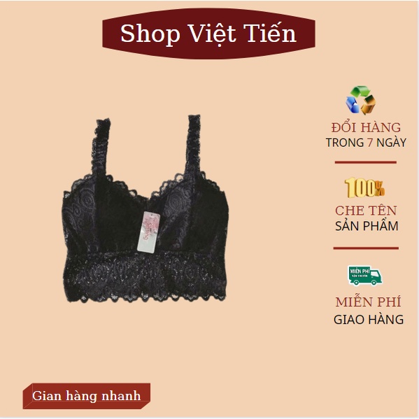 Áo bra sexy gợi cảm siêu đẹp chất liệu ren cao cấp mềm mại Việt Tiến ACC57