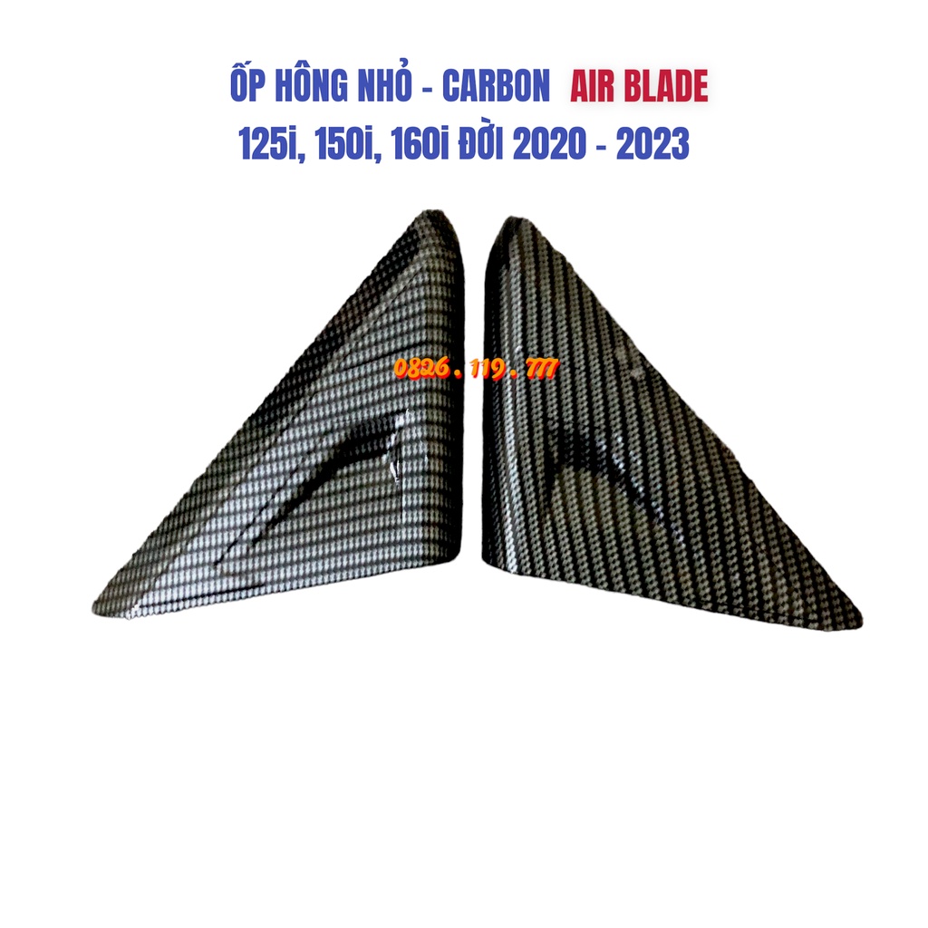Ốp Hông Nhỏ Xe AB 125i, 160i - Đời AirBlade 2022, 2023 - Nhúng Carbon