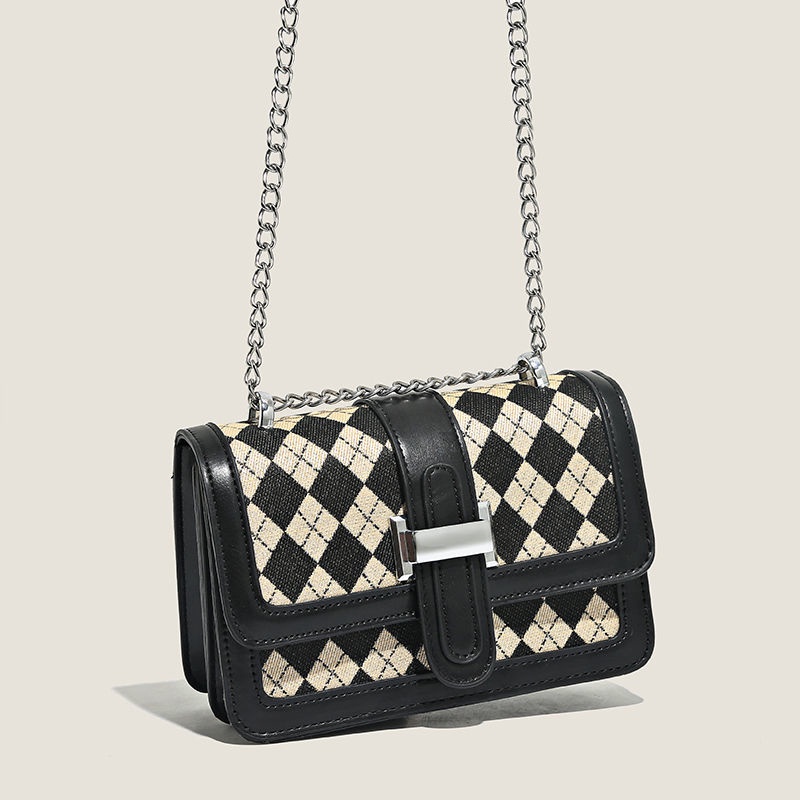 Túi Xách Nữ Đeo Chéo Họa Tiết Caro Thời Trang