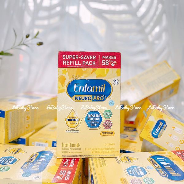 ENFAMIL NEUROPRO - GIẢI PHÁP VÀNG CHO CON PHÁT TRIỂN TOÀN DIỆN hàng mỹ bay air 0m-1y