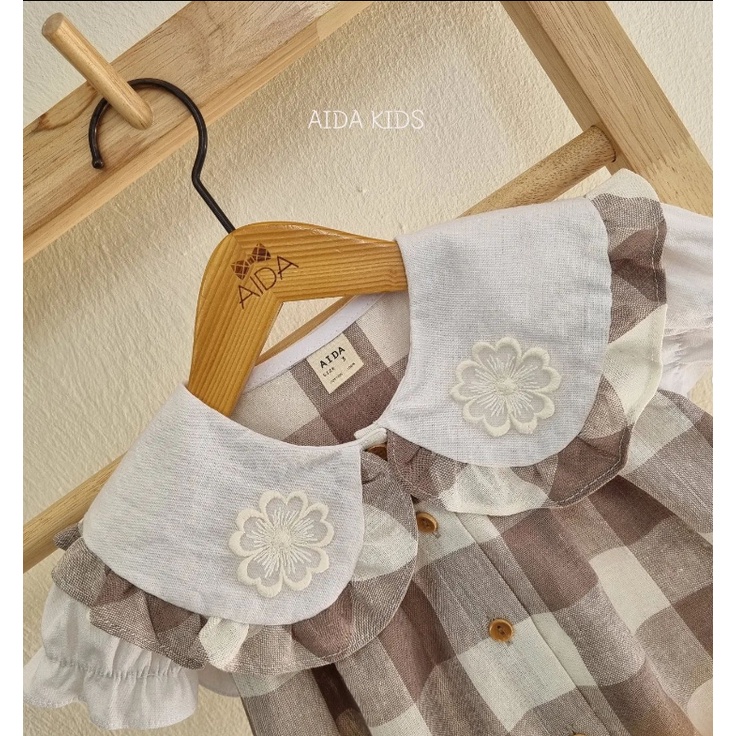 Váy cao cấp AIDA made in Korea cho bé tựu trường thời trang trẻ em BABYKOREA