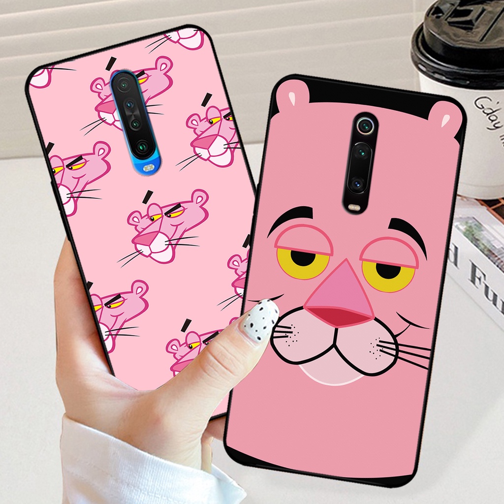 Ốp lưng Redmi K20/K20 Pro / Redmi K30 / Xiaomi Mi 9T in hình gấu dâu losto, pink panther đáng yêu,hot trend.