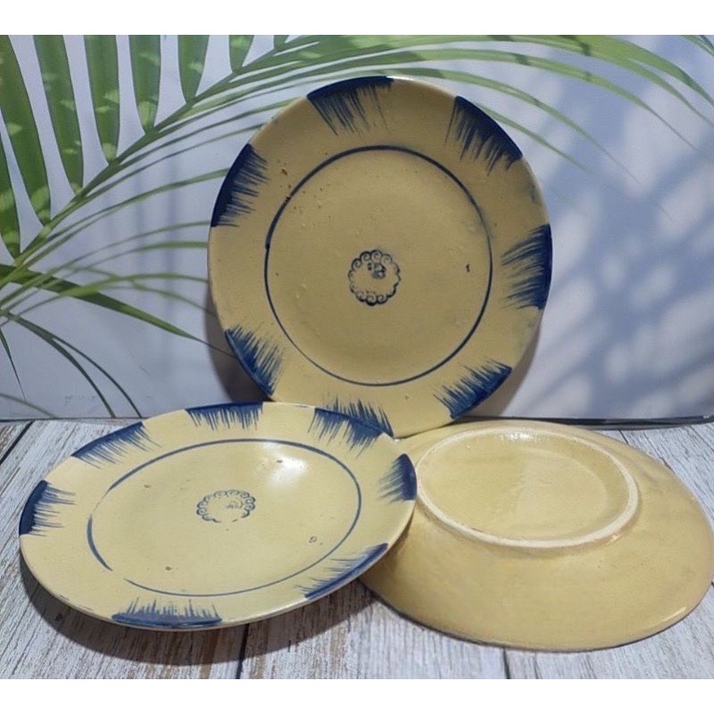 Đĩa Họa Tiết Xưa 21.5*2.5cm