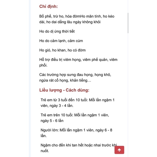 Kẹo Ngậm Bảo Thanh Có Đường vỉ 5v