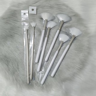 Cọ Peel Da, Chổi Quét Đắp Mặt Nạ Trang Điểm Hình Cánh Quạt, Cán Dài Chổi Mask Phong Cách Hàn Quốc