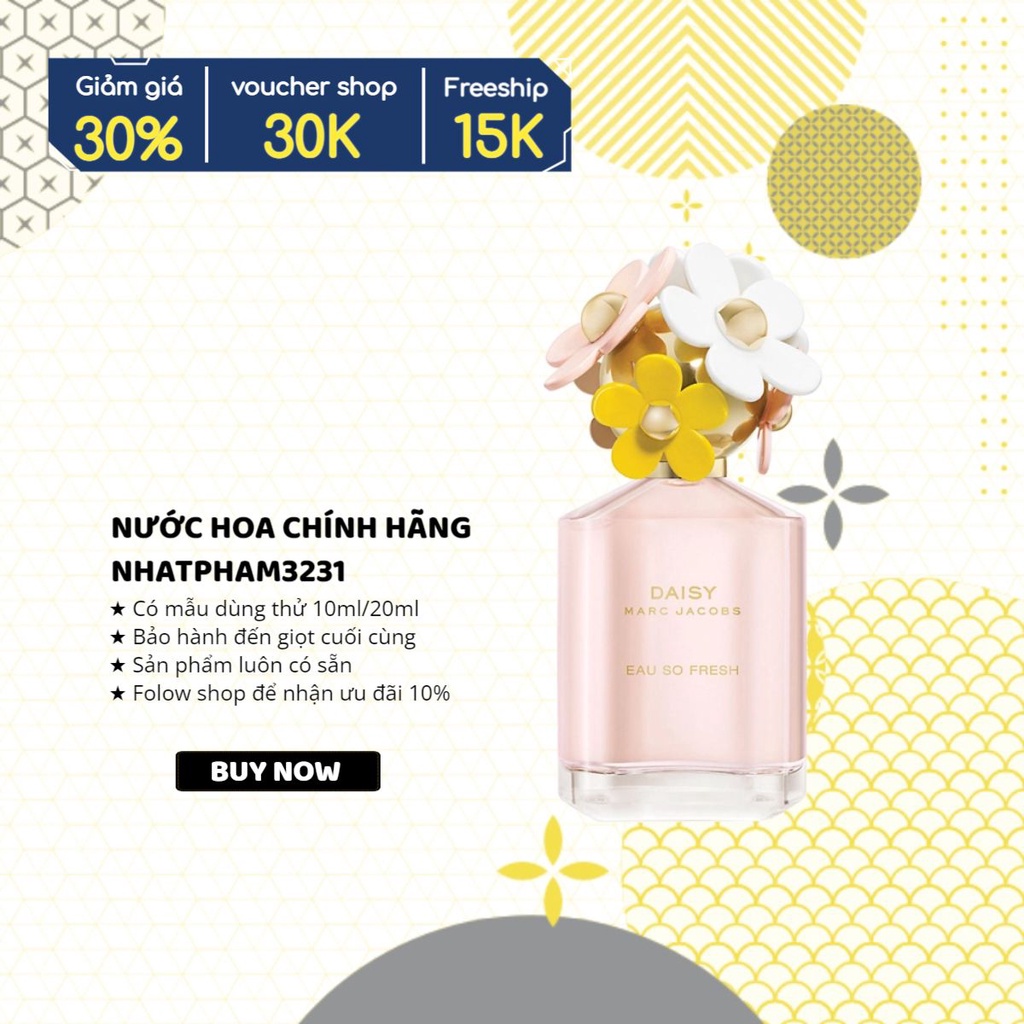 MARC JACOBS - Daisy Fresh 10ml - Nước hoa chính hãng