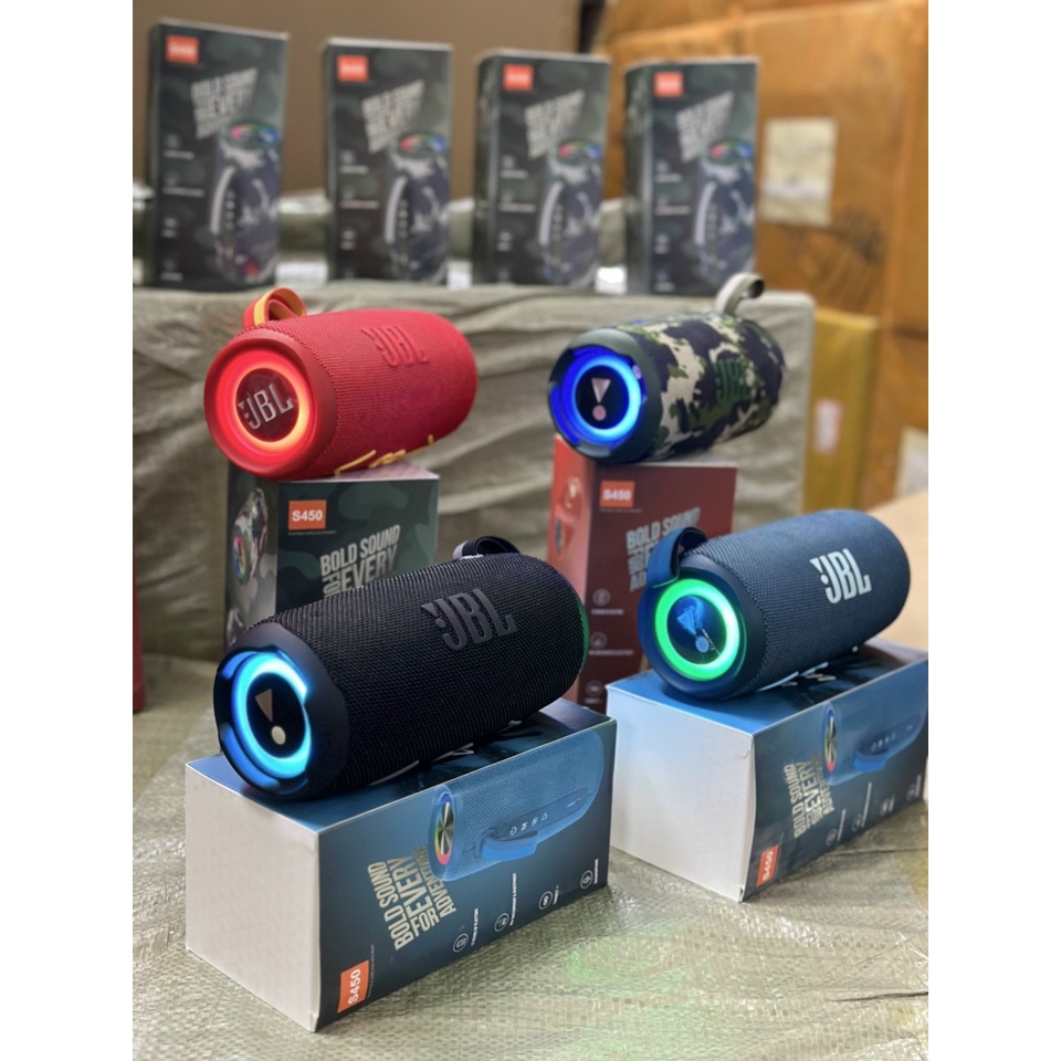 Loa Bluetooth JBL S450 hàng cao cấp đèn led thế hệ mới âm thanh cực đỉnh bảo hành lỗi 1 đổi 1