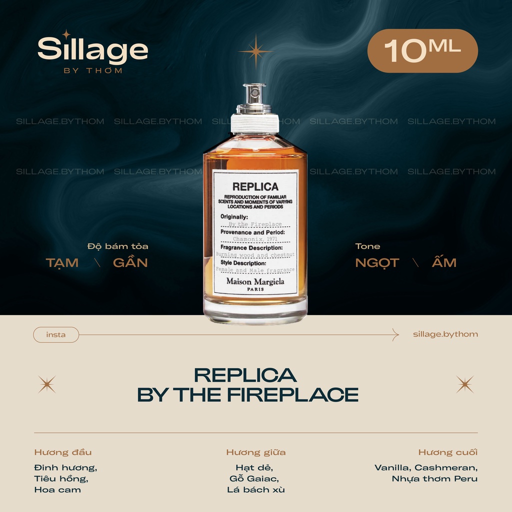 REPLICA BY THE FIREPLACE | Mẫu thử nước hoa