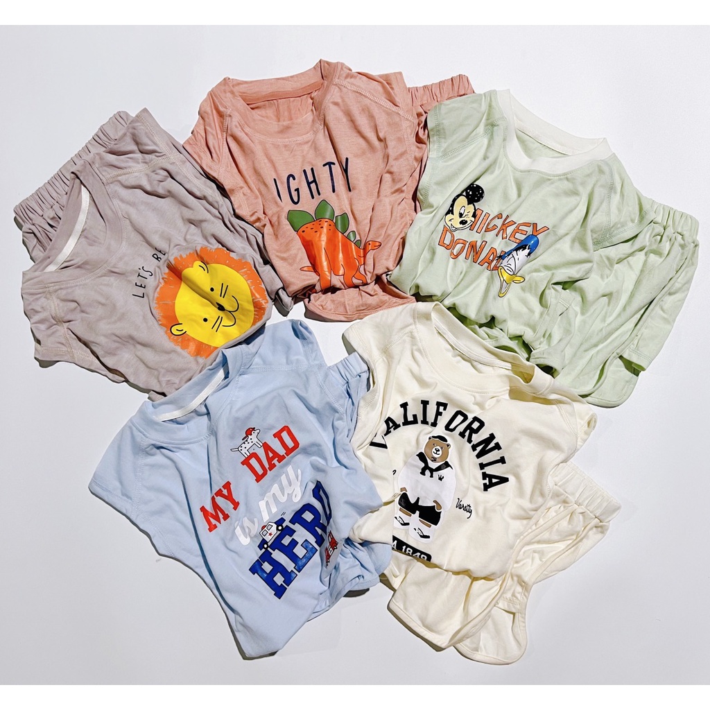 BỘ THUN RUDESIGN BÉ TRAI