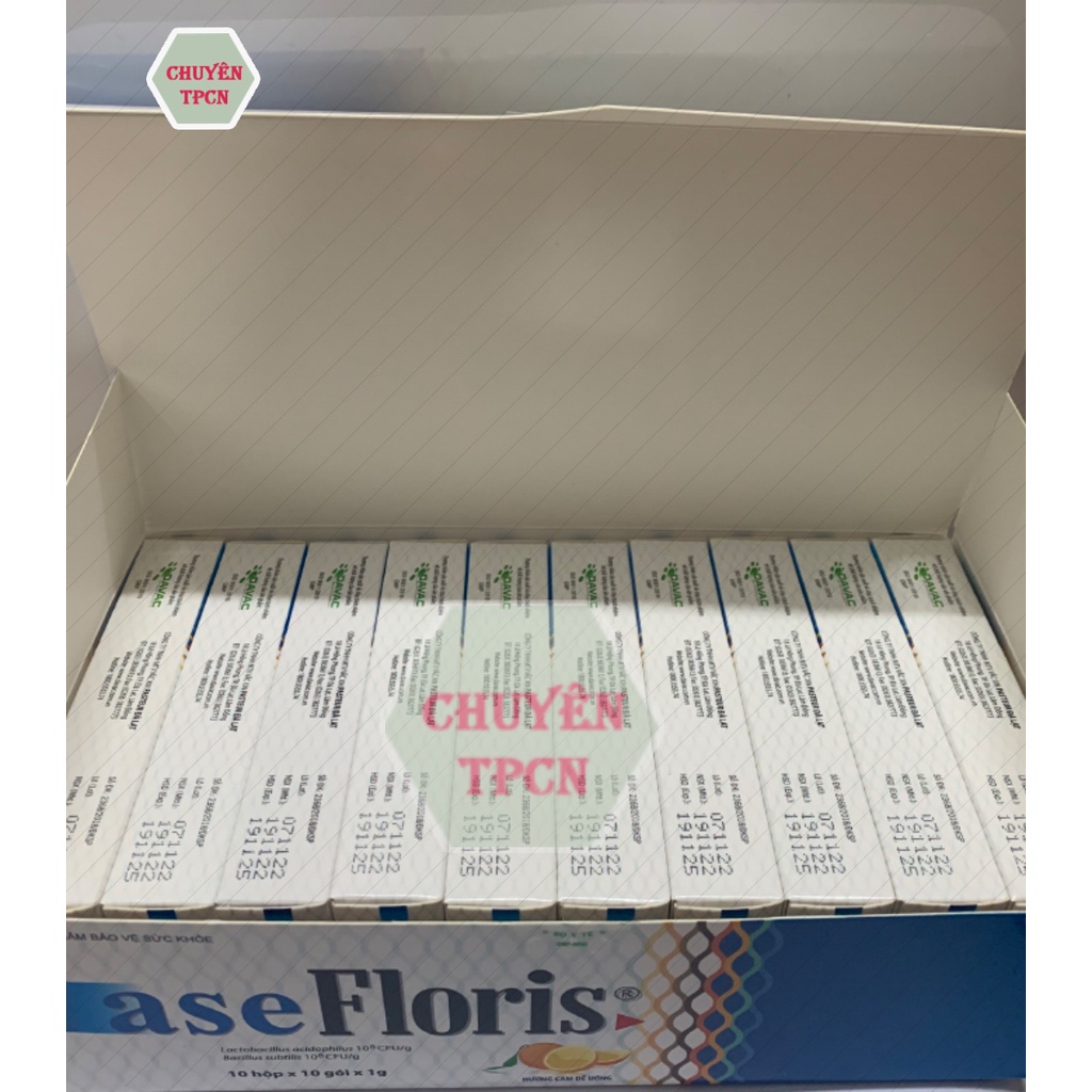 Men Tiêu Hoá Ase Floris - Giảm Tiêu Chảy, Rối Loạn Tiêu Hoá Ở Trẻ Em Và Người Lớn - Hộp 10 Gói