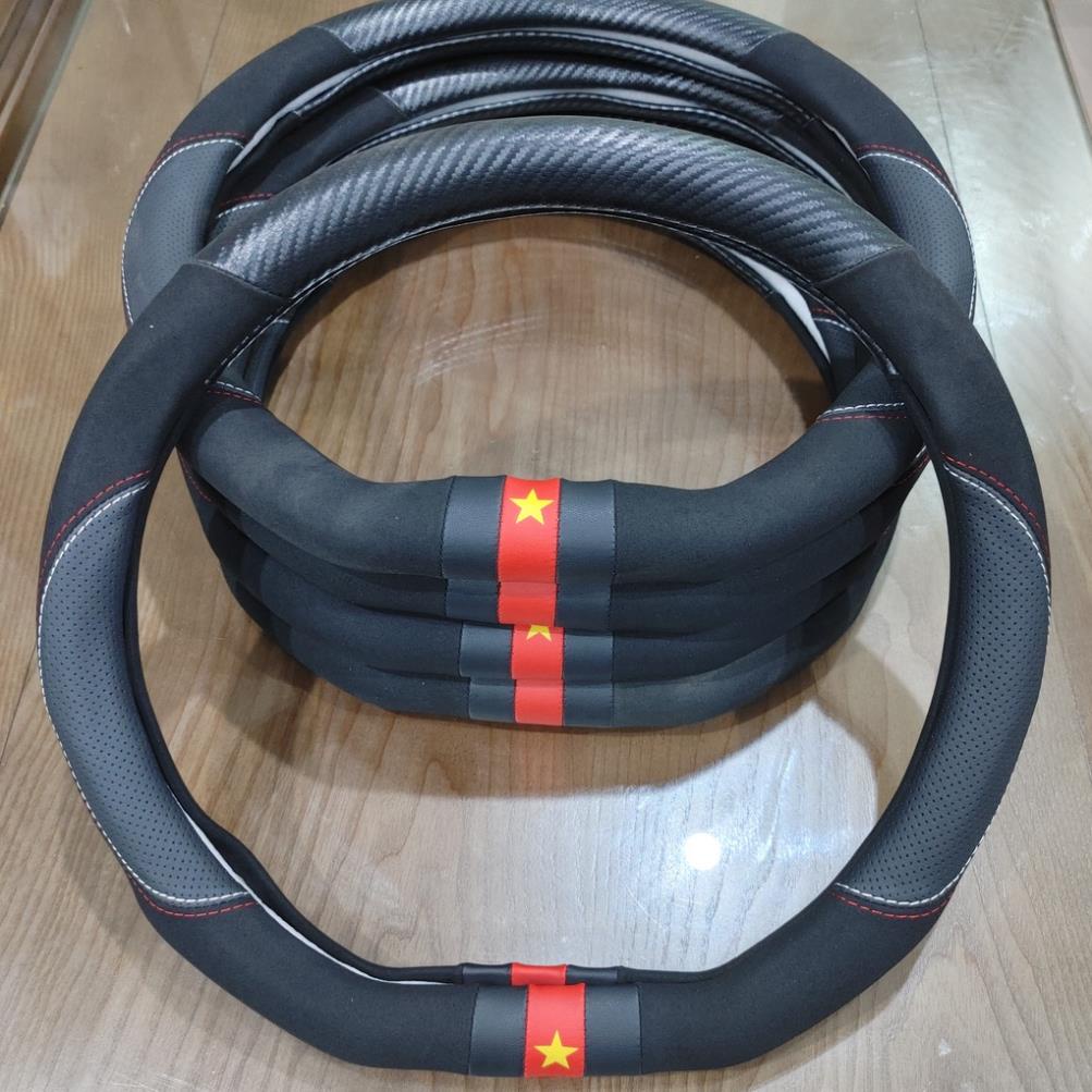 Bọc Vô Lăng dcut thể thao mẫu cờ việt nam yêu nước cho xe hơi