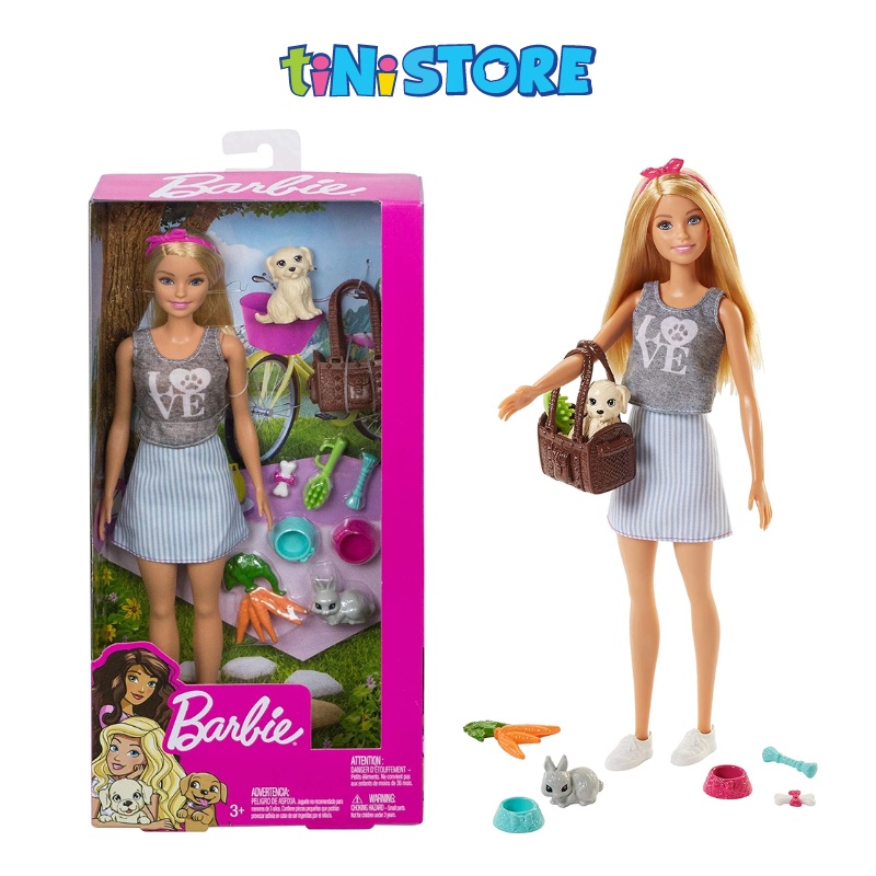 tiNiStore-Bộ đồ chơi búp bê đi picnic cùng thú cưng tiNiToy FPR489634