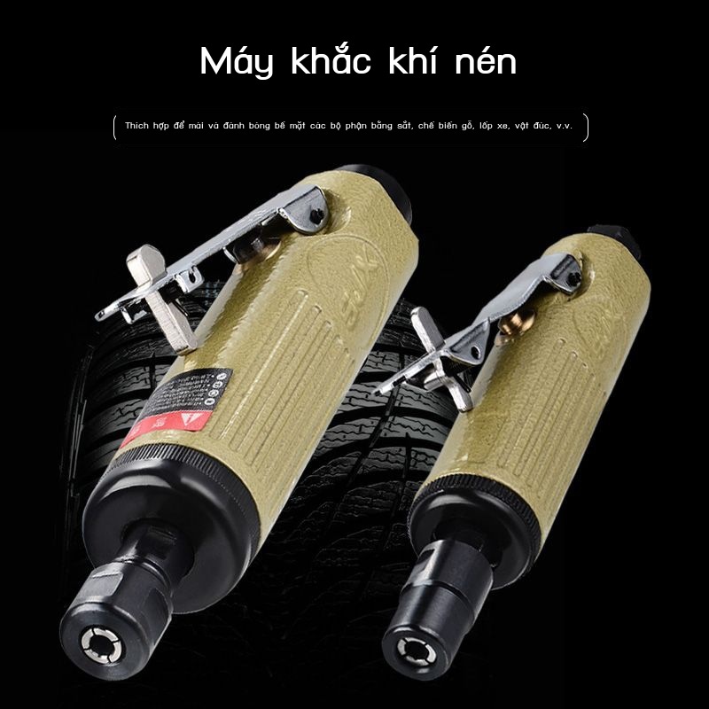 Máy mài khí nén cấp công nghiệp nhỏ đánh bóng khắc bằng hơi nước đá cụ sửa chữa lốp không đầu