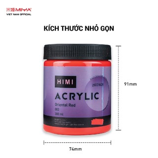 [MIYA VIỆT NAM OFFICIAL] Màu Acrylic Miya Himi 300ml dạng hũ