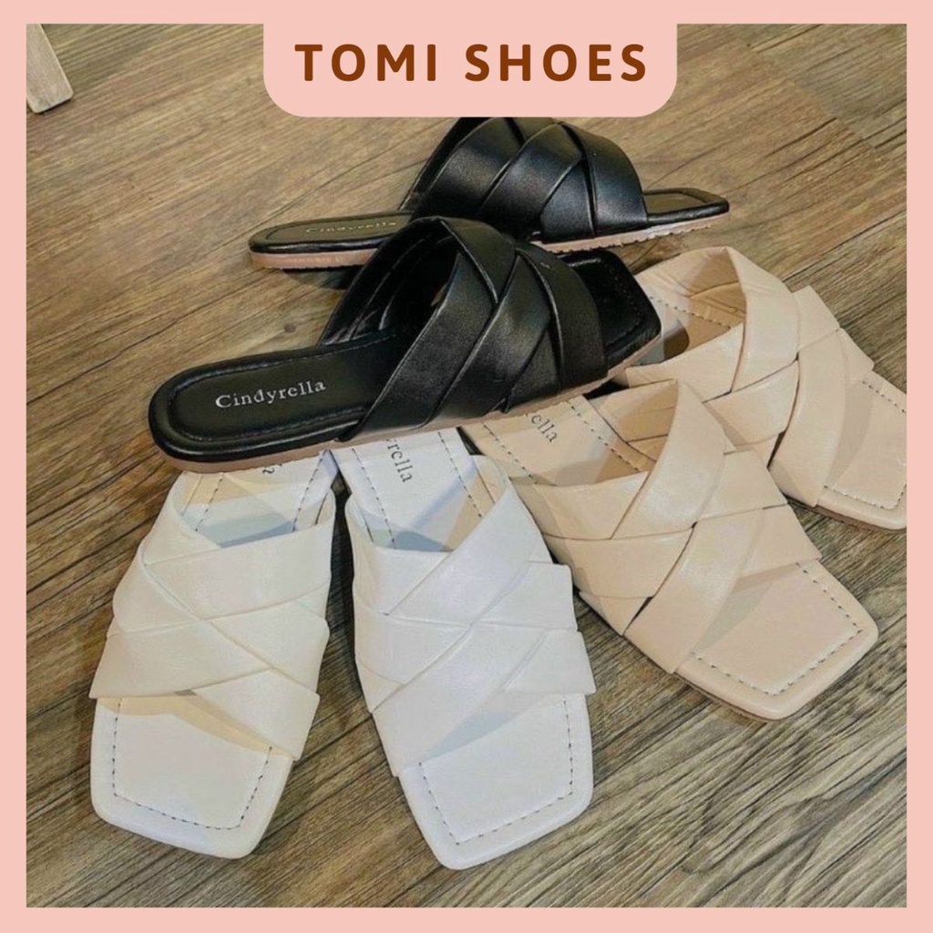 Dép chéo bảng bự bigsize 40-46(kèm ảnh thật 100%) TOMISHOES