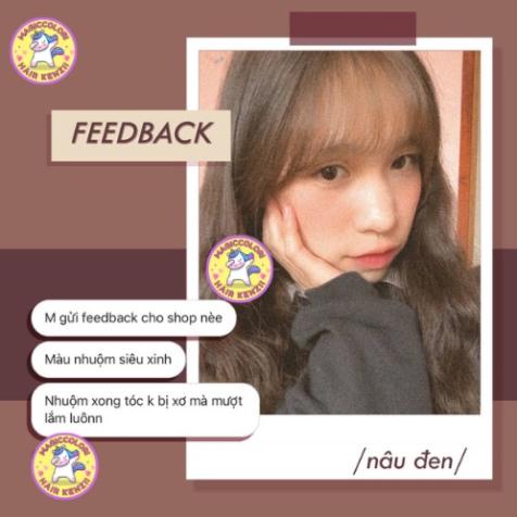 Thuốc nhuộm tóc Nâu Trà Đen - Xanh Than - Nâu Hạt Dẻ - Nâu Chocolate - Than Chì - Nâu Rêu - Xanh Rêu - Nâu Đen